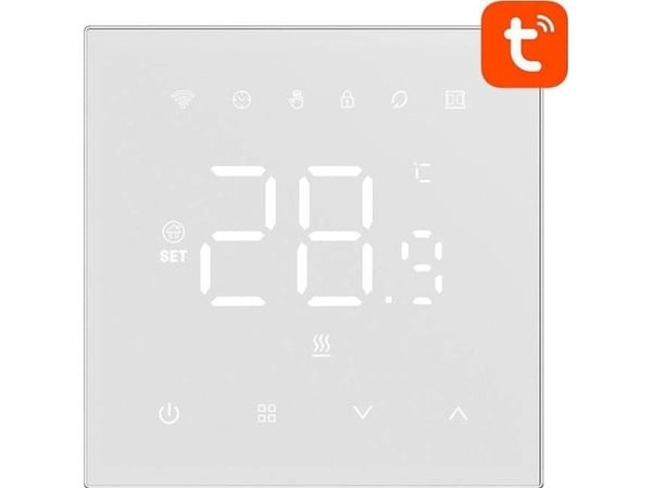 Avatto intelligent termostat Avatto WT410-BH-3A-W varmtvannsbereder 3A WiFi Avatto intelligent termostat Avatto WT410-BH-3A-W varmtvannsbereder 3A WiFi