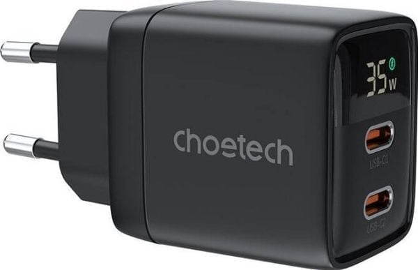Choetech nettlader GAN USB-C til USB-C PD6051 (svart)
