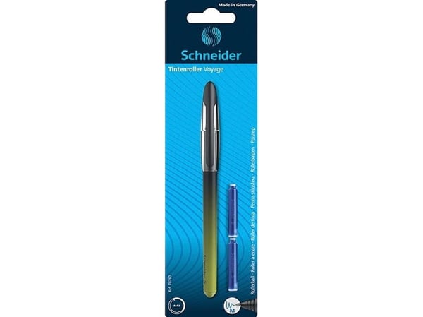 Schneider kulepenn SCHNEIDER Voyage + 2 refill, miks farger, blister