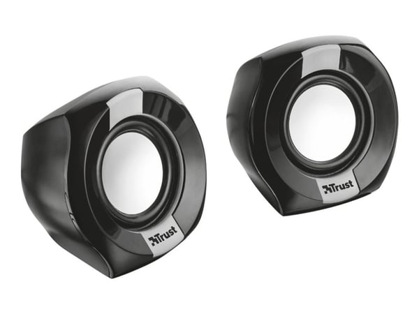 Trust Polo - Højttalere - 2.0-kanal - USB - 4 Watt (Total) - sort