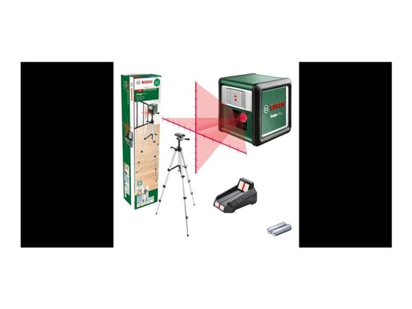 Bosch Quigo Plus, 0,8 mm/m, 4°, 6 s, Vaaka/Pysty, Punainen, 635 nm (< 1 mW)