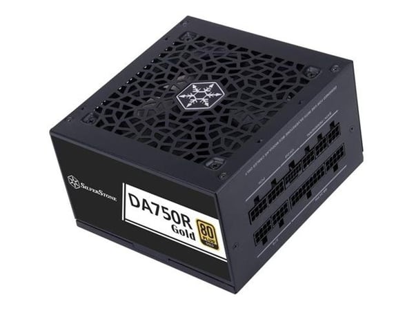 SilverStone Decathlon Series DA750R Gold - Nätaggregat (intern) - ATX12V 2.4/ EPS12V - 80 PLUS Gold - AC 100-240 V - 750 Watt - aktive PFC - svart