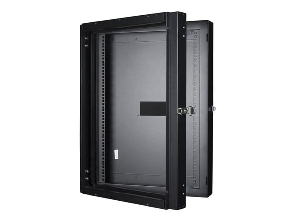 Lanview by Logon - Rack cabinet double section - svart, RAL 9005 - 16U - 19"