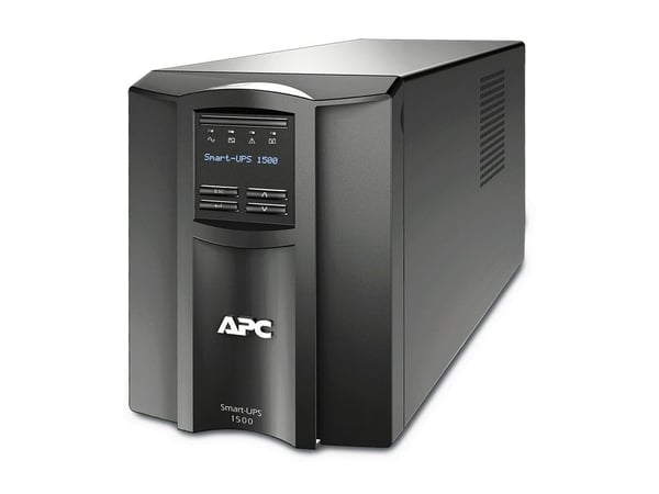 APC Smart-UPS SMT1500IC - UPS - AC 220/230/240 V - 1000 watt - 1500 VA - RS-232, USB - utgangskontakter: 8 - svart - med APC SmartConnect
