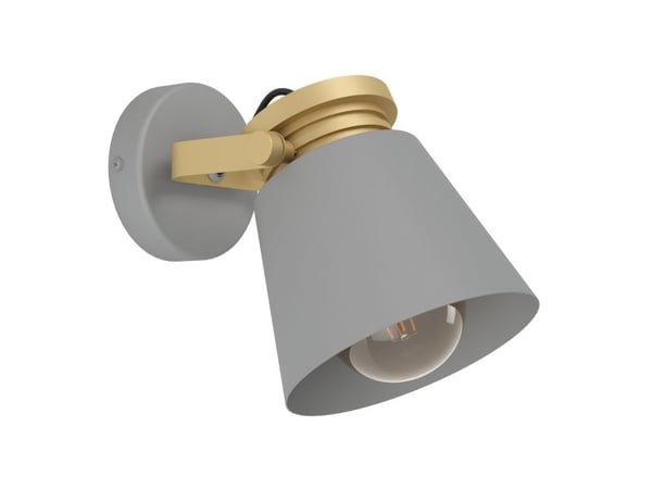 EGLO Twicken, Overflateegnet, E27, 1 ampuller, 28 W, 220 - 240 V, Gull, Grå