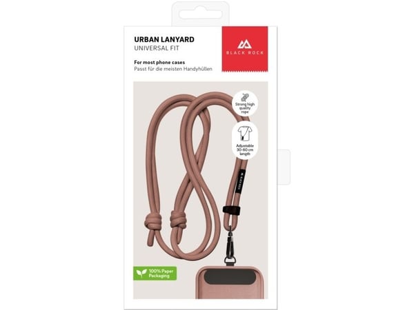 Black Rock universal lanyard smarttelefon-kjede brun 9200UDL06