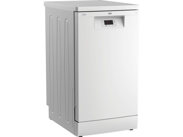 Beko BDFS15020W, Frittstående, Slimline (45 cm), Hvit, LED, Rustfritt stål, 10 kuverter