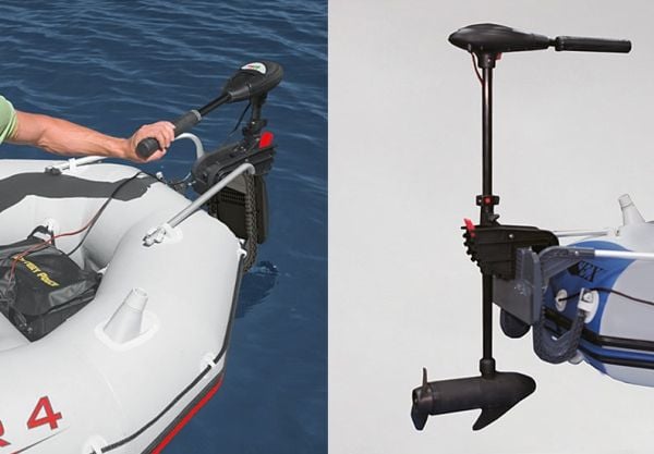 Intex Transom Mount Trolling Motor, Påhengsmotor, Sort, 420 W, 180 N, 91,4 cm, 909 kg
