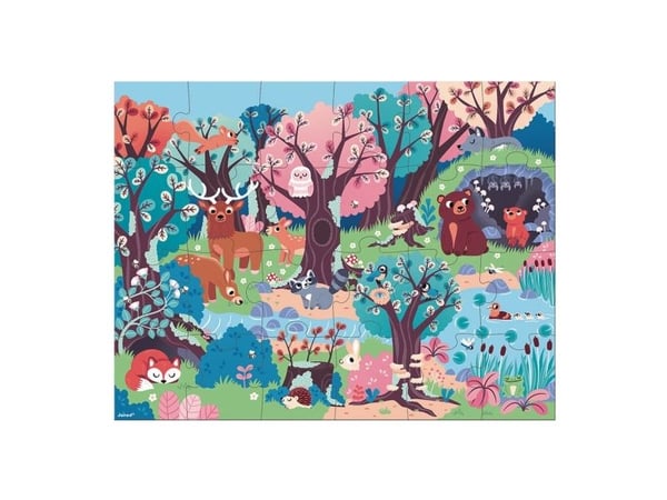 JANOD Magic Forest Puzzle, Pap, Frankrike, 650 mm, 2 mm, 500 mm, Kasse