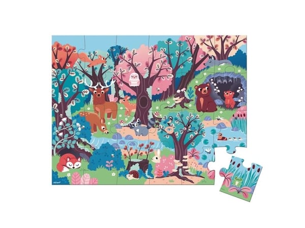 JANOD Magic Forest Puzzle, Pap, Frankrike, 650 mm, 2 mm, 500 mm, Kasse