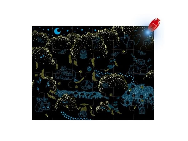 JANOD Magic Forest Puzzle, Pap, Frankrike, 650 mm, 2 mm, 500 mm, Kasse