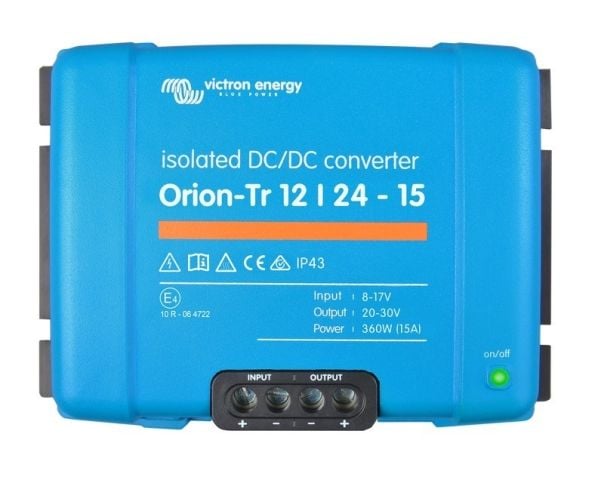 Victron Energy Orion-Tr bilomformer 12/24-15A 360 W (ORI122441110)
