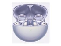 Huawei FreeClip - True wireless-hodetelefoner med mikrofon - åpent øre - over-øret-montering - Bluetooth - purpur