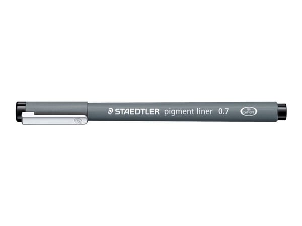 STAEDTLER pigment liner 308 - Fineliner - svart - fargeblekk - 0.7 mm
