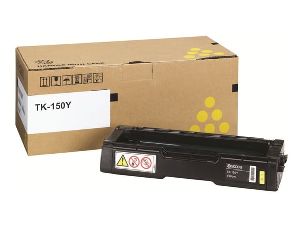 Kyocera TK 150Y - Gul - original - tonerpatron - for Kyocera FS-C1020MFP, FS-C1020MFP/KL3, FS-C1020MFP+, FS-C1020MFP+/KL3