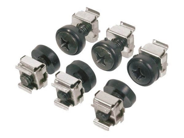 Digitus DN-19 SET - Skruvar, muttrar och mellanläggsbrickor för rack - 19" (paket om 50) - för P/N: DN-19 07U-6/6, DN-19 09U-6/6, DN-19 12U-6/6, DN...