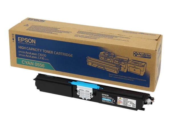 Epson - Høykapasitets - cyan - original - tonerpatron - for AcuLaser C1600, CX16, CX16DNF, CX16DTNF, CX16NF