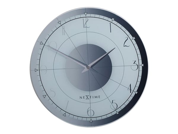 Nextime Fancy - Kello - kvartsikello - seinään kiinnitettävä - 43 cm - runko: valkoinen