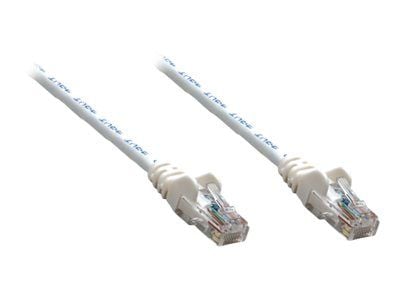 Intellinet - Koblingskabel - RJ-45 (hann) til RJ-45 (hann) - UTP - CAT 5e - formstøpt, uten hindringer - hvit