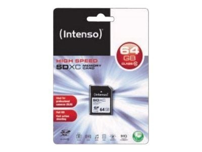 Intenso - Flash-minneskort - 64 GB - Class 10 - SDXC