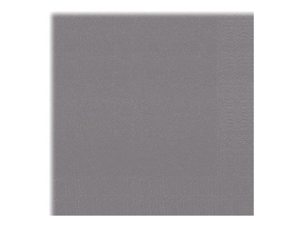 Duni - Serviett - Størrelse 40 x 40 cm - avhendbar - granittgrå (en pakke 125)