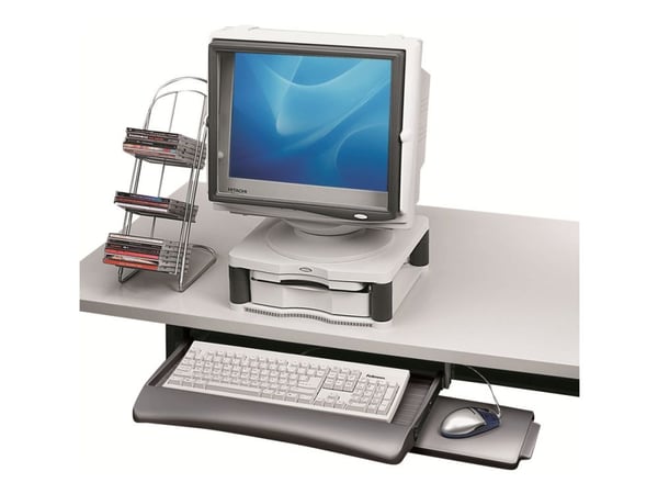 Fellowes UnderDesk Keyboard Manager - Tastaturskuff - platina