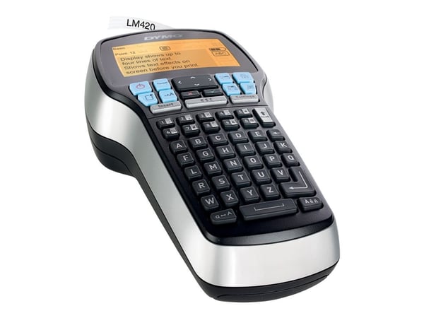 DYMO LabelMANAGER 420P - Etikettmaker - S/H - termotransfer - Rull (1,9 cm) - 180 dpi - USB - kutter