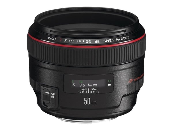 Objektiv Canon EF 50mm f/1.2L USM SLR Svart