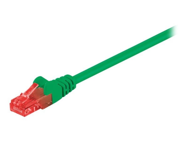 goobay - Koblingskabel - RJ-45 (hann) til RJ-45 (hann) - 25 m - UTP - CAT 6 - formstøpt - grønn