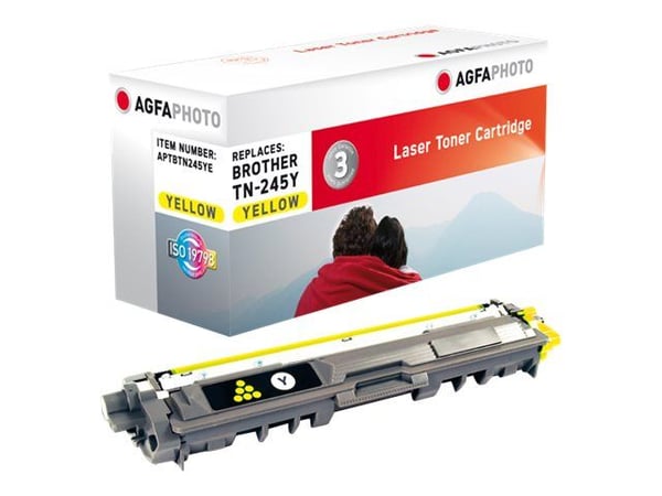 AgfaPhoto - Gul - kompatibel - tonerpatron (alternativ for: Brother TN245Y) - for Brother DCP-9015CDW, DCP-9020CDN, DCP-9020CDW, HL-3150CDW, MFC-91...