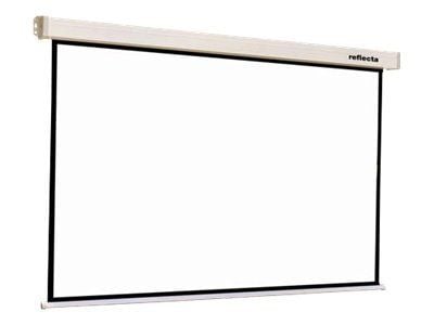 Reflecta Crystal-Line Motor lux - Projeksjonsskjerm - takmonterbar, veggmonterbar - motorisert - 98" (249 cm) - 1:1 - Matte White
