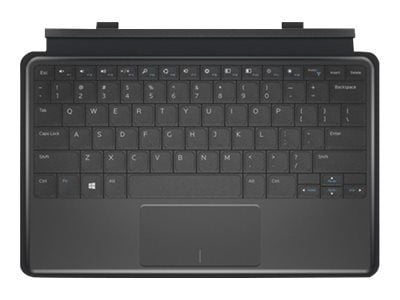 Dell - Tastatur og folioveske - med styreplate - QWERTY - Pan Nordic - for Latitude 7275; XPS 12 9250