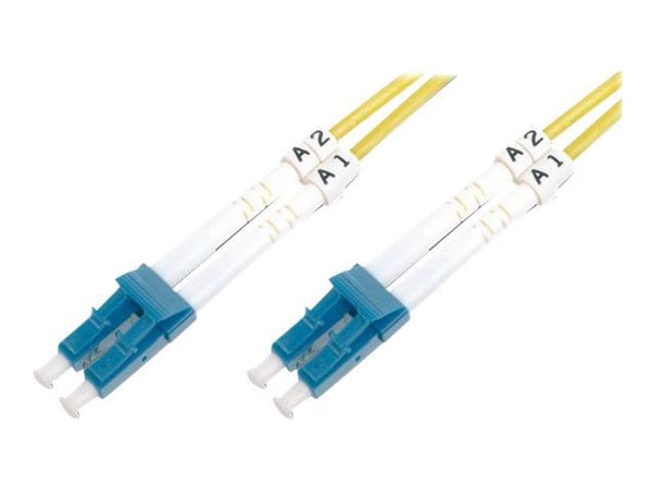 DIGITUS Professional - Patch-kabel - LC/PC enkelläge (hane) till LC/APC enkelläge (hane) - 2 m - 2 m - fiberoptisk - duplex - 9 / 125 mikrometer - ...