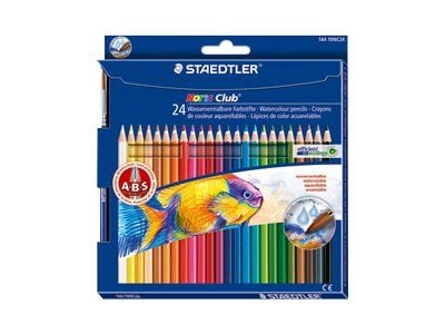 STAEDTLER Noris Club aquarell - Fargeblyant - assorterte farger (en pakke 24)