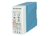MEAN WELL MDR-40-24 - Nätaggregat (kan monteras på DIN-skena) - AC 100-240 V - 40 Watt