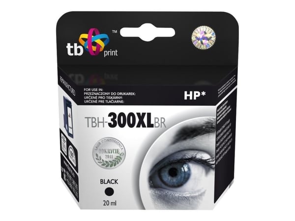TB - 20 ml - svart - kompatibel - gjenfabrikert - blekkpatron (alternativ for: HP 300XL) - for HP Deskjet F4210, F4213, F4235, F4250, F4273, F4274,...
