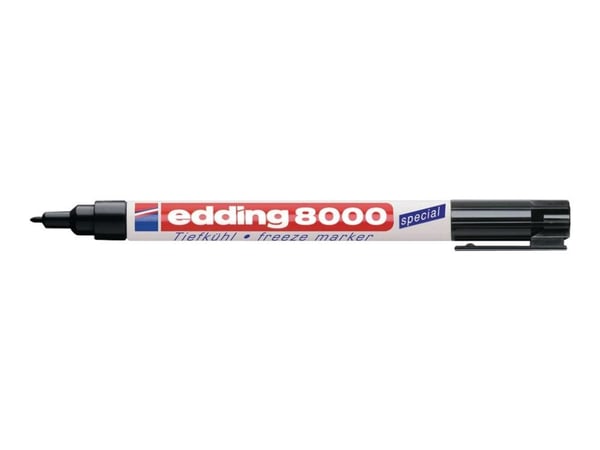 Frysemarker, Edding e-8000, sort