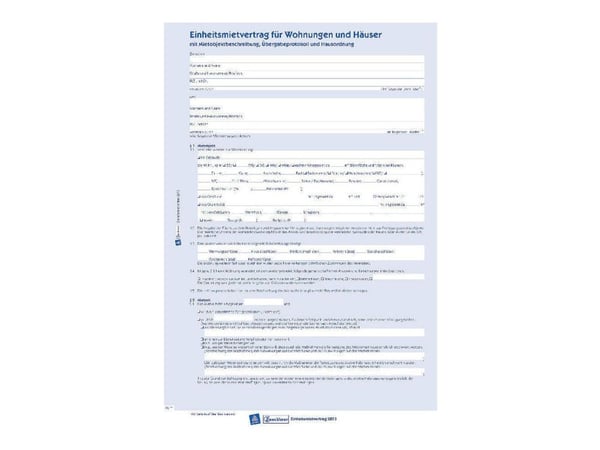 Avery Zweckform - Samlet leieavtale for leiligheter og hus - A4 (210 x 297 mm) - karbonfri