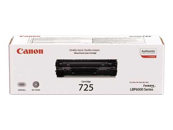 Canon 725, 1600 sivua, Musta, 1 kpl