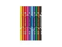 Herlitz my.pen - Twin-tip-markør - assorterte farger - vannbasert matfargeblekk (en pakke 10)