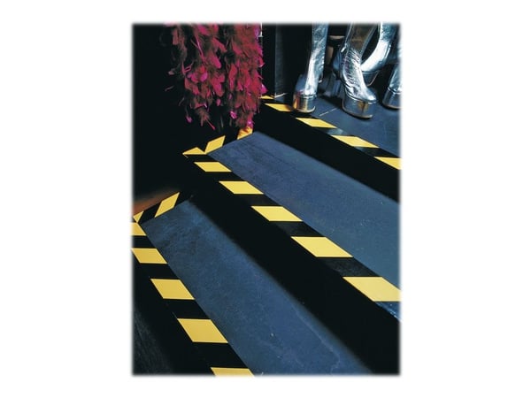 Tesaflex 60760 PV1 - Markeringstape - 50 mm x 33 m - PVC - sort, gul