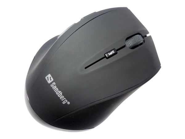 Sandberg Pro - Mus - 5 knapper - trådløs - 2.4 GHz - USB trådløs mottaker