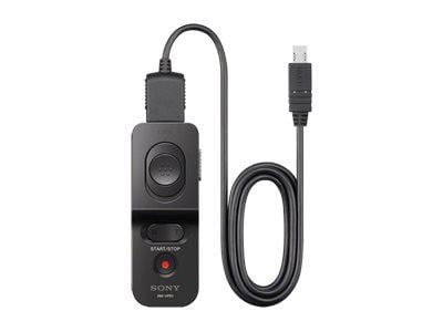 Sony RM-VPR1, Digitaalikamera, Langallinen, Painikkeiden painaminen, Uudelleenladattava, Musta