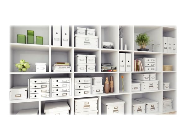 Leitz Click & Store - Lagerboks - for A4 (210 x 297 mm) - kapasitet: 15 filer - hvit