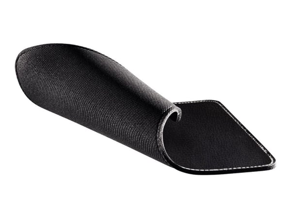 Hama Mouse Pad with Leather Look - Musematte - svart