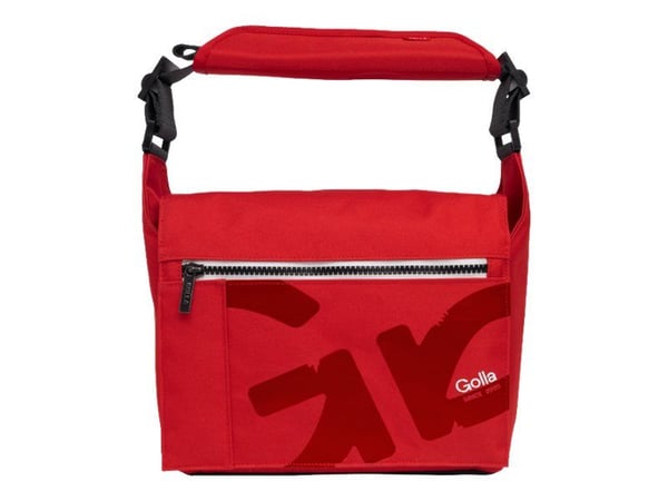 Golla Camera Bag M MiCO G1371 - Skulderveske for digitalfotokamera med linser - polyester - rød