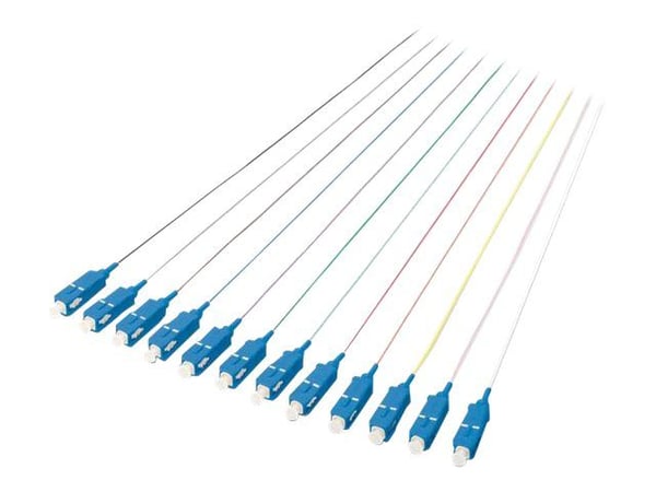 DIGITUS Professional - Rottehale - SC single mode (uros) - 2 m. - valokuitu - 9/125 mikronia - OS2 - harmaa, musta, valkoinen, sininen, keltainen, ...