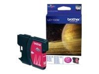 Brother LC1100M - Magenta - original - bläckpatron - för Brother DCP-185, 395, 585, 6690, J715, MFC-490, 5490, 790, 795, 990, J615; Justio MFC-5890