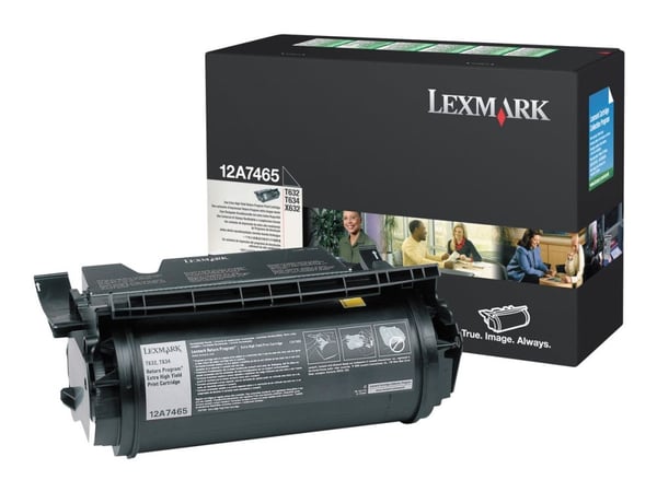 Lexmark 12A7465, 32000 sivua, Musta, 1 kpl