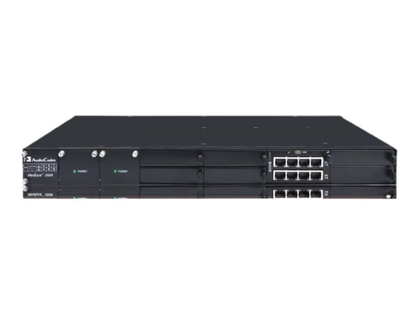 Audiocodes Mediant 2600 SBC med 0 SBC-sessioner - redundant par